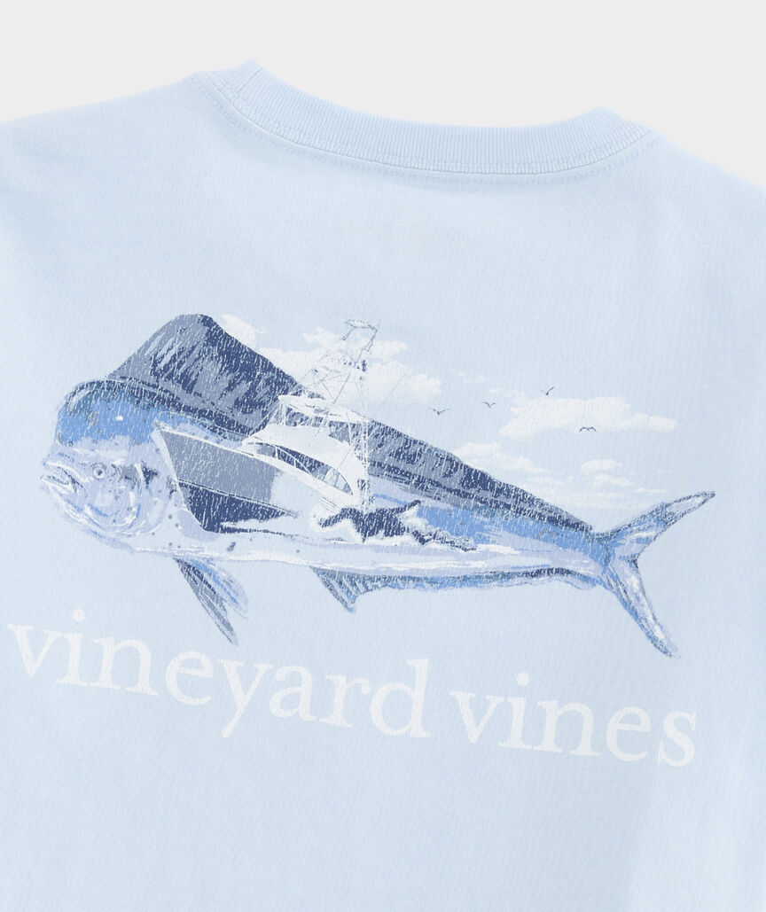 Boys' Sportfisher Mahi Scenic Short-Sleeve Pocket Tee