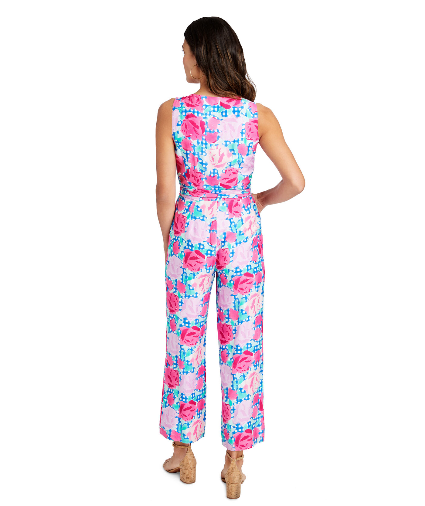 Shop Run For The Roses Sleeveless Jumpsuit at vineyard vines