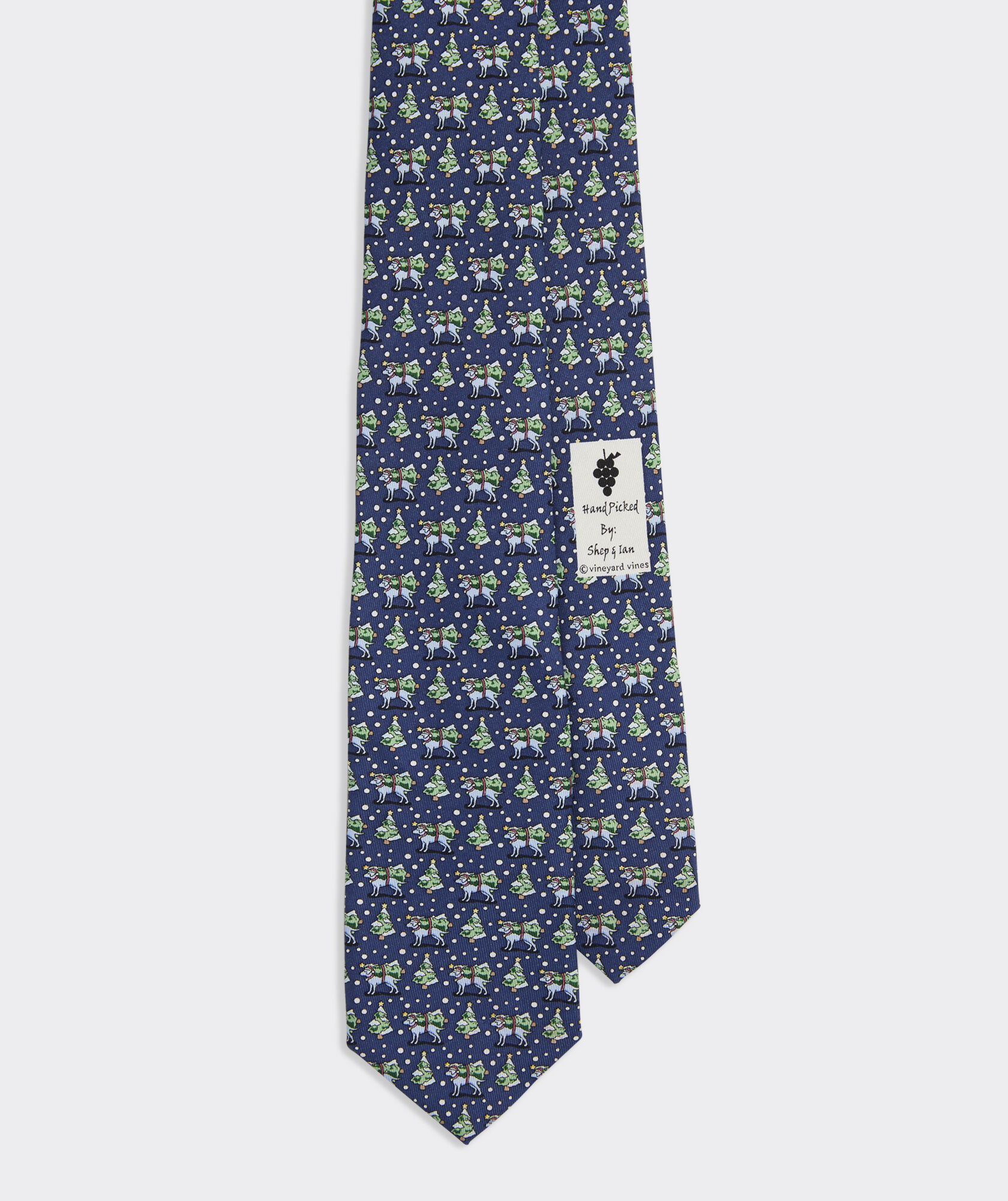 Boys' Dog & Tree Silk Tie