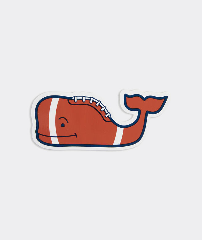 Football Whale Sticker