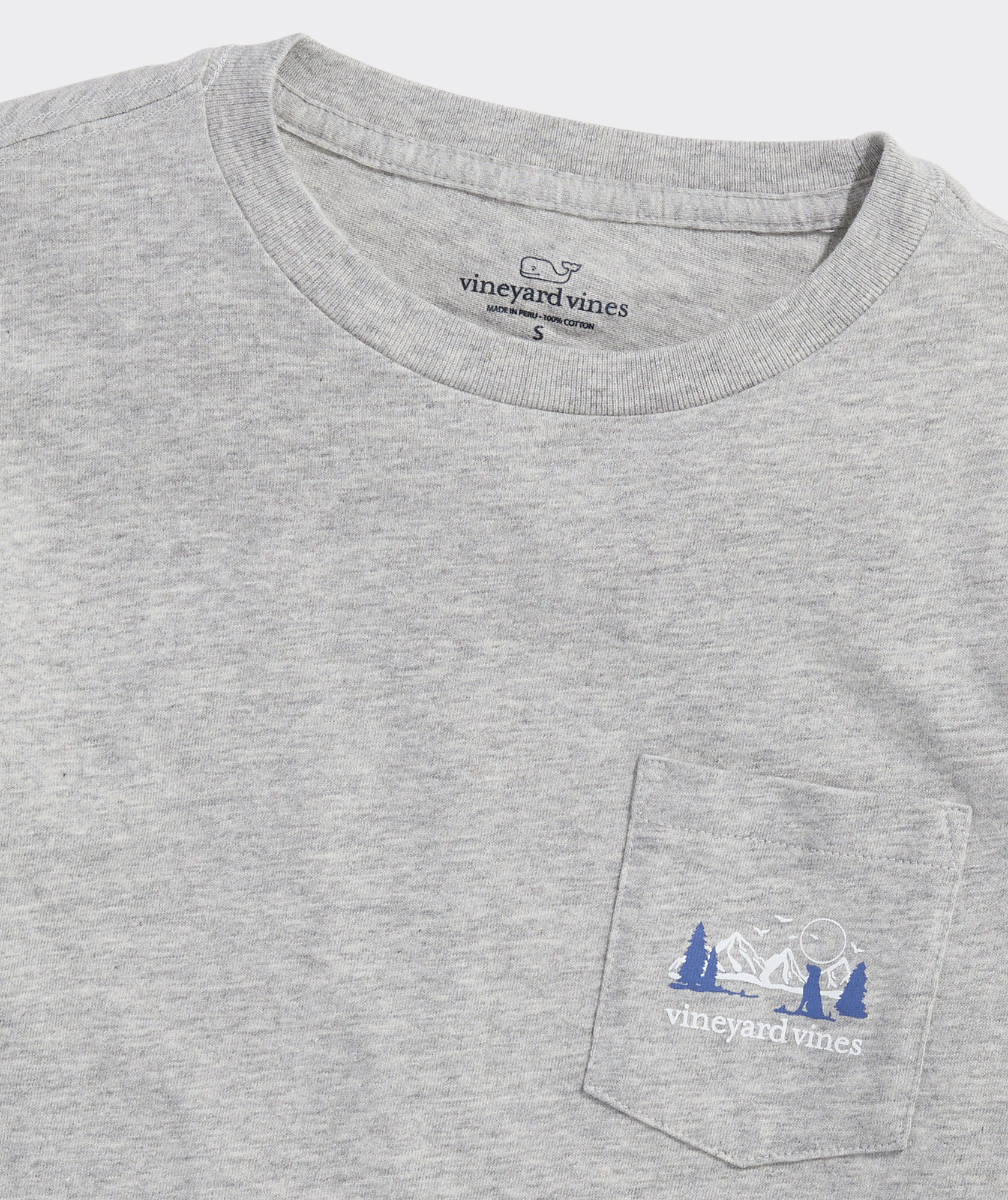 Boys' Mountain Dog Long-Sleeve Pocket Tee