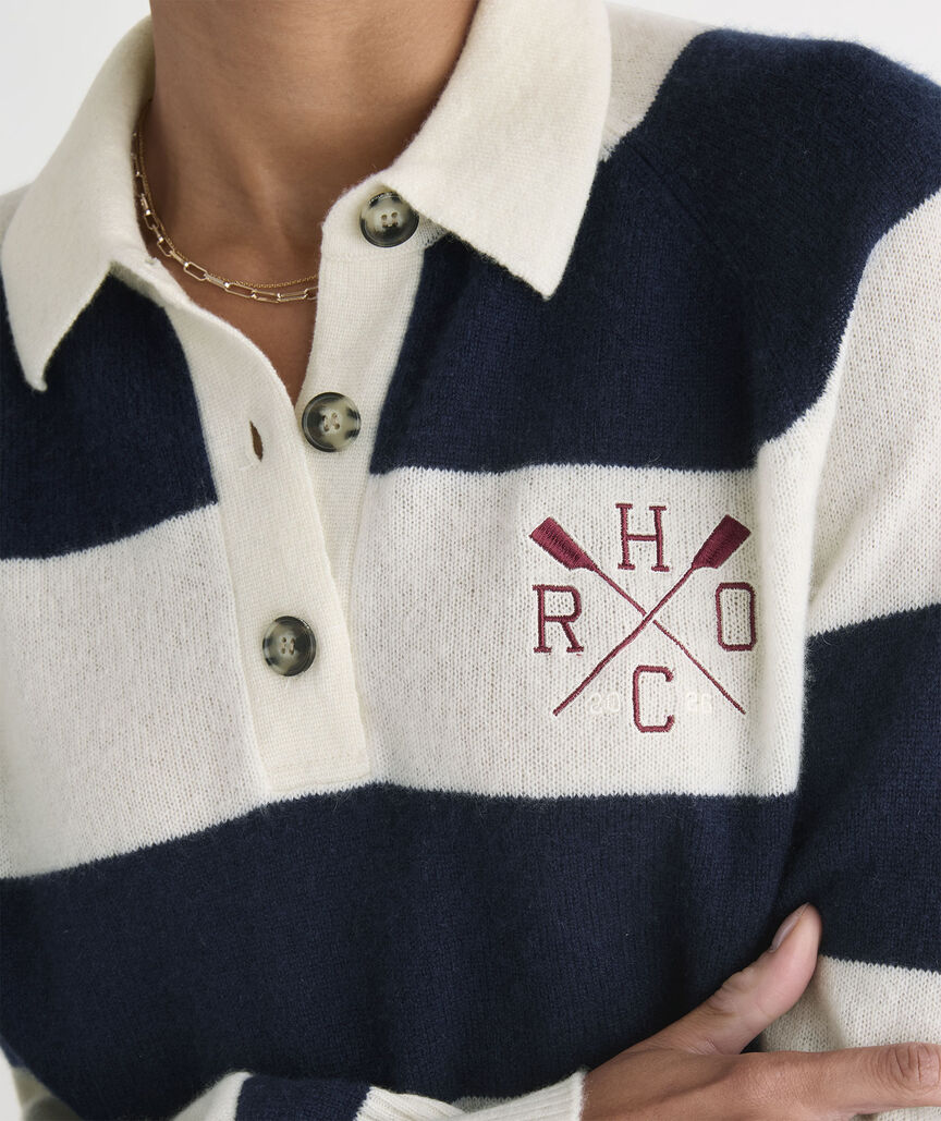 Head Of The Charles® Women's Seaspun Cashmere Polo Sweater