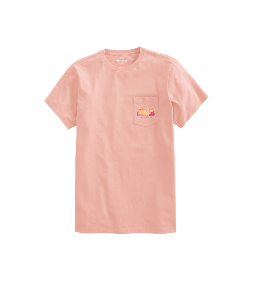 OUTLET Pumpkin Whale Short-Sleeve Pocket Tee
