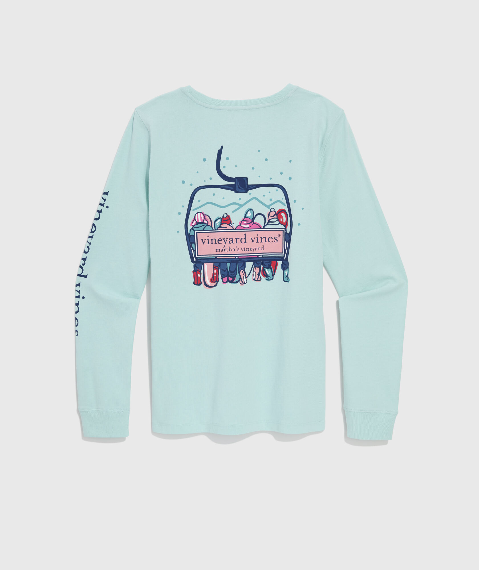 Ski Lift Logo Box Long-Sleeve Tee