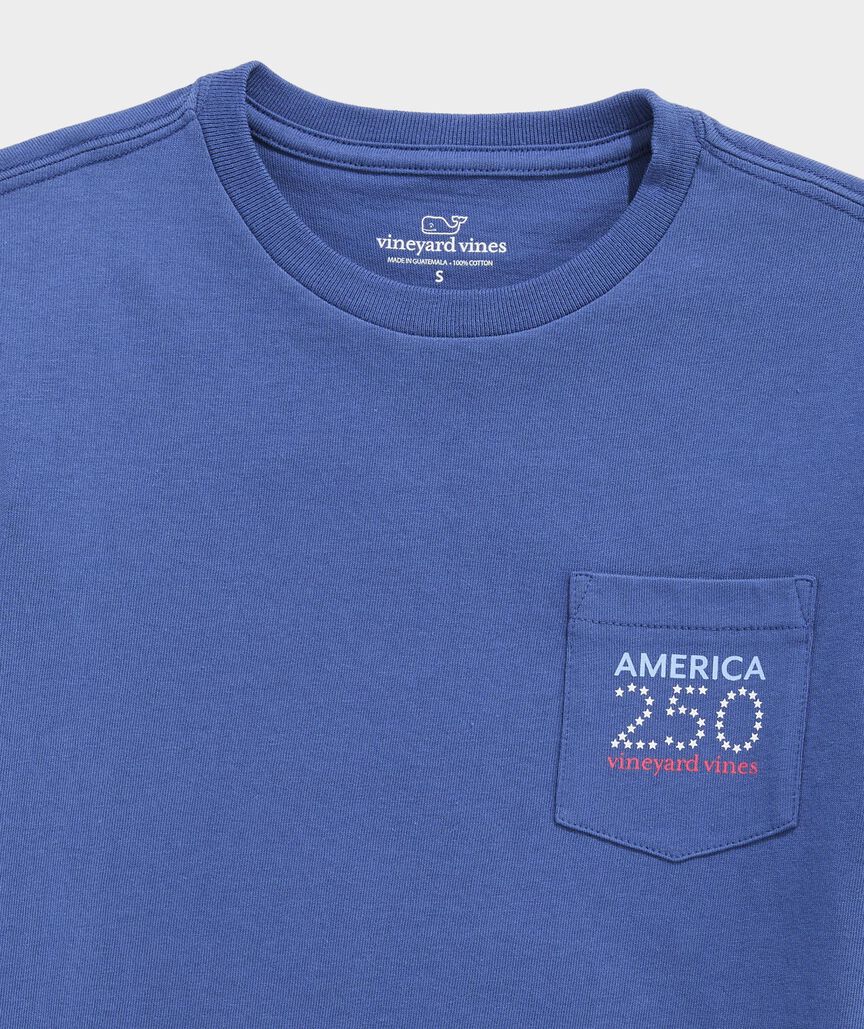 Boys' America250 Short-Sleeve Pocket Tee