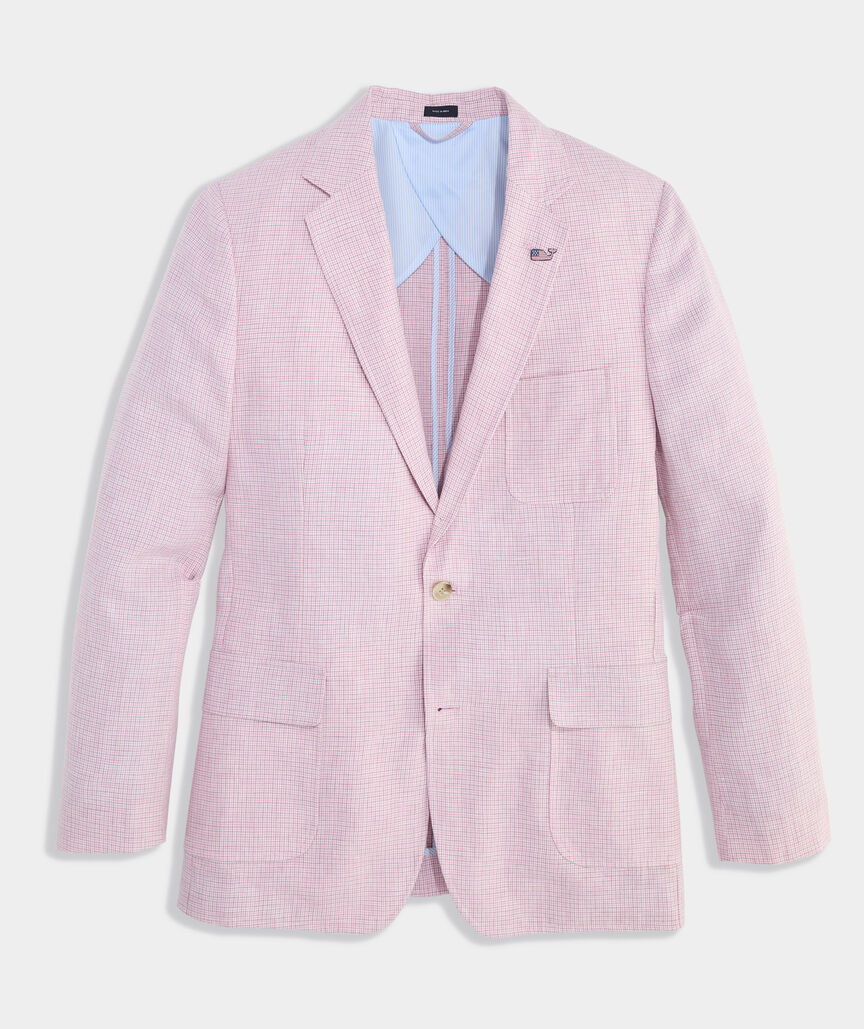 Rum Runner Tattersall Linen Vos Sport Coat