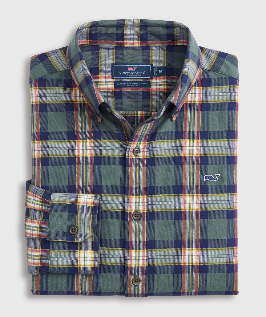OUTLET Flannel Plaid Shirt