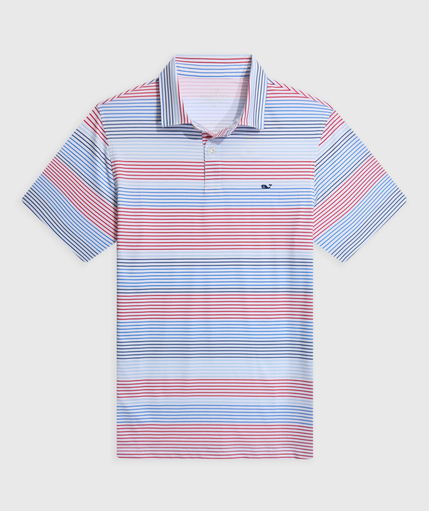 OUTLET Performance Harborview Stripe Polo