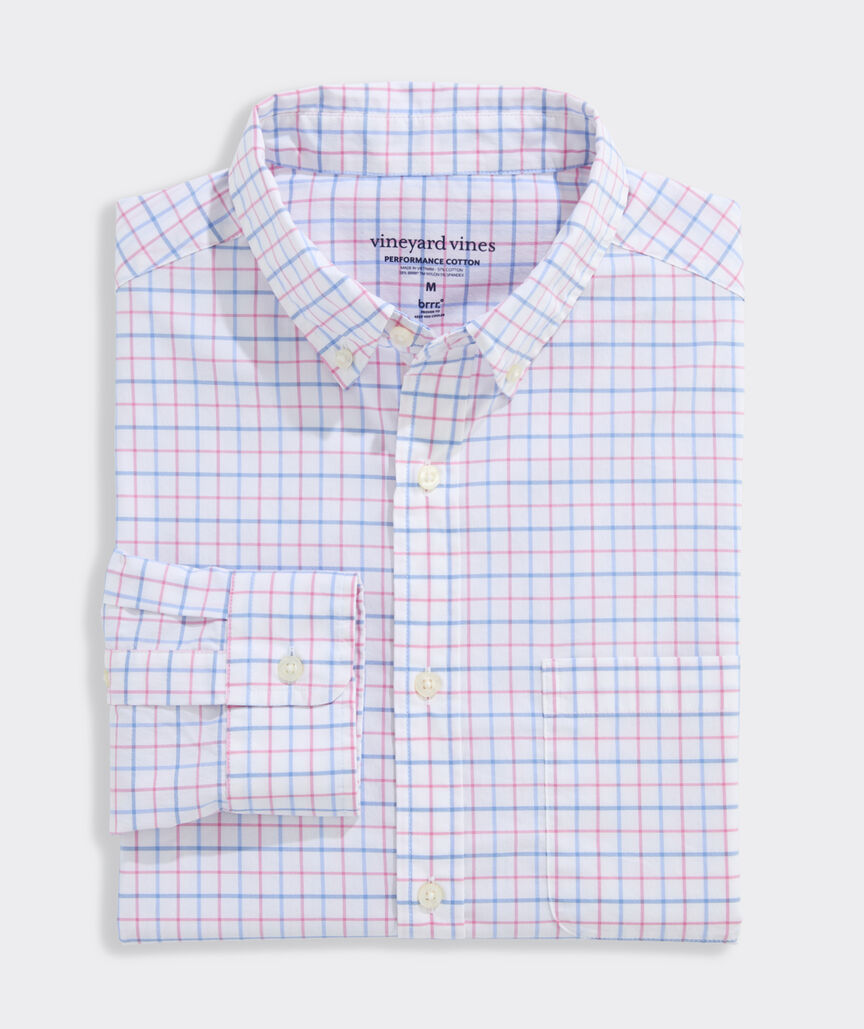 Performance Cotton Morada Bay Tattersall Shirt