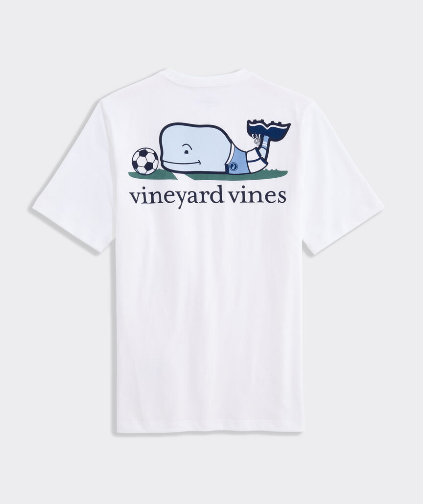 Boys' Soccer Field Whale Short-Sleeve Pocket Tee