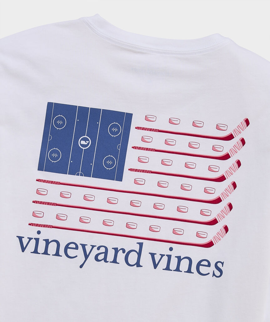 Hockey Flag Long-Sleeve Pocket Tee