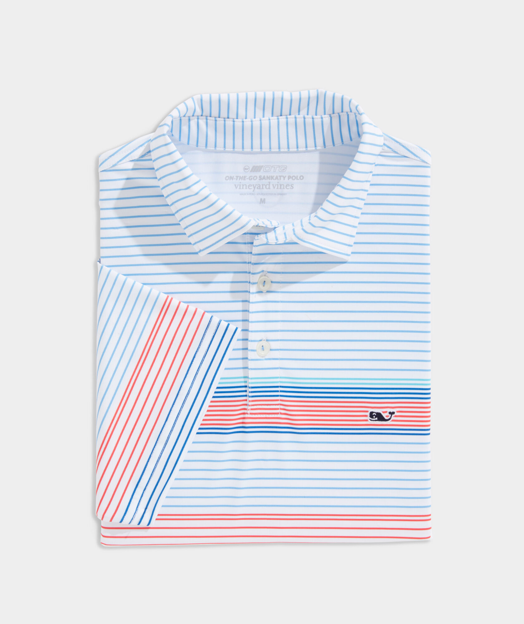 Shop Green Cay Striped Sankaty Polo at 