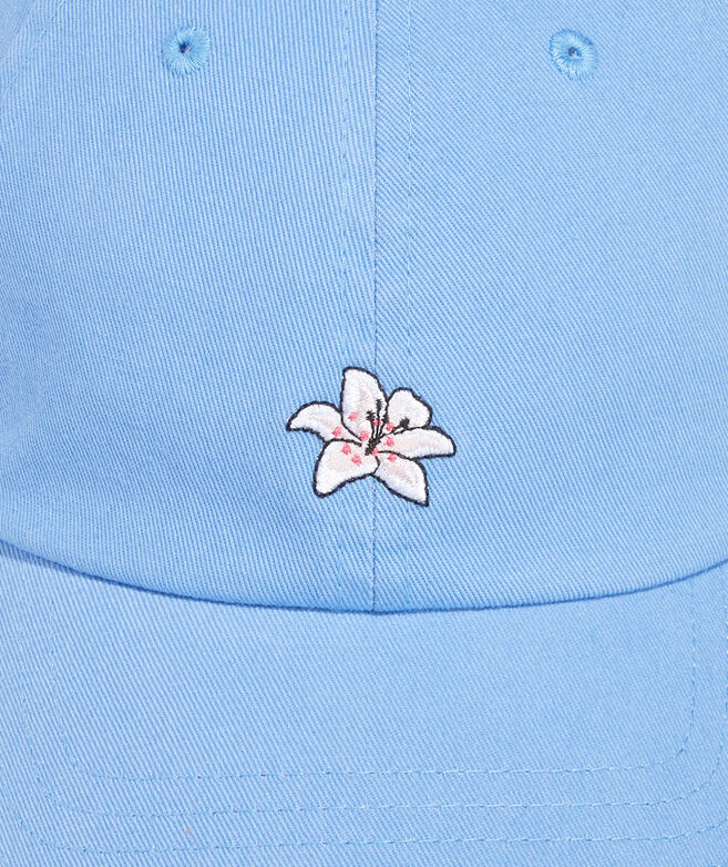 Kentucky Derby Lily Icon Bow Back Baseball Hat