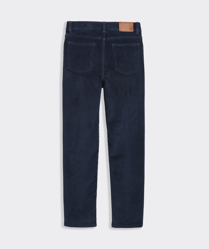 Boys' Stretch Terry Cord 5-Pocket Pants