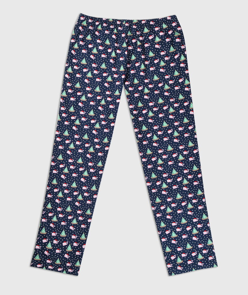 OUTLET Santa Whale Pajama Pants