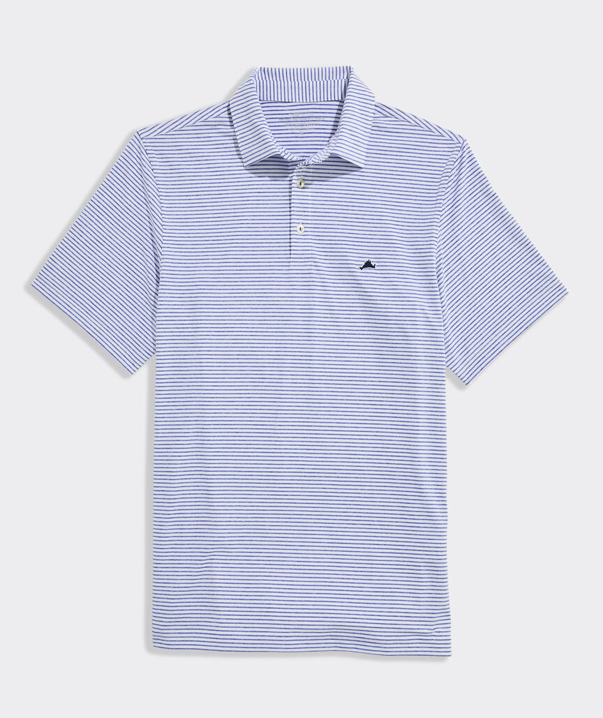 OUTLET Performance Martha's Vineyard Bradley Stripe Polo