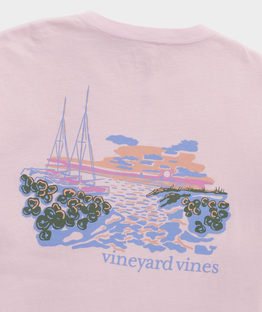Shop Palm Beach Scenic ShortSleeve Pocket Tee at vineyard vines
