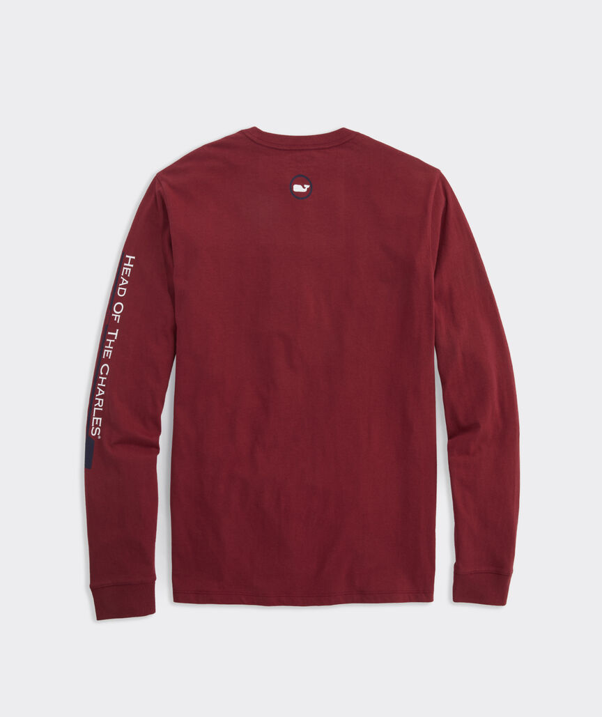 Head Of The Charles® Oars Logo Long-Sleeve Pocket Tee
