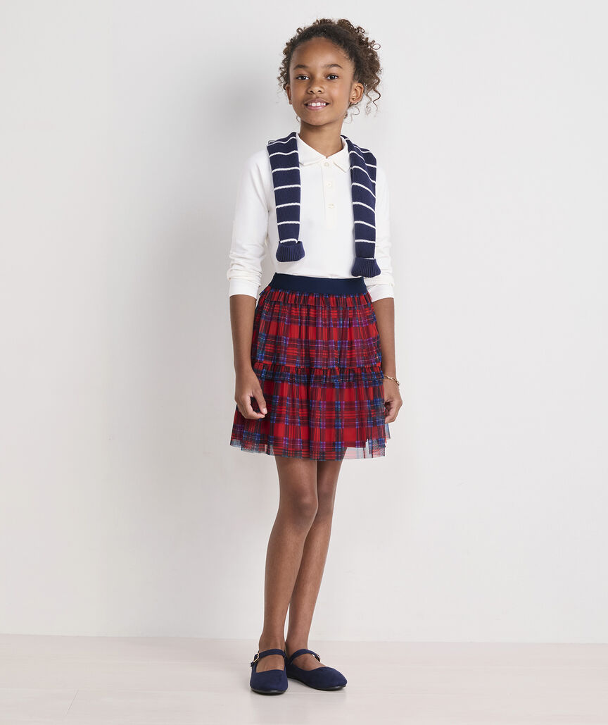 Girls' Tulle Tiered Skirt