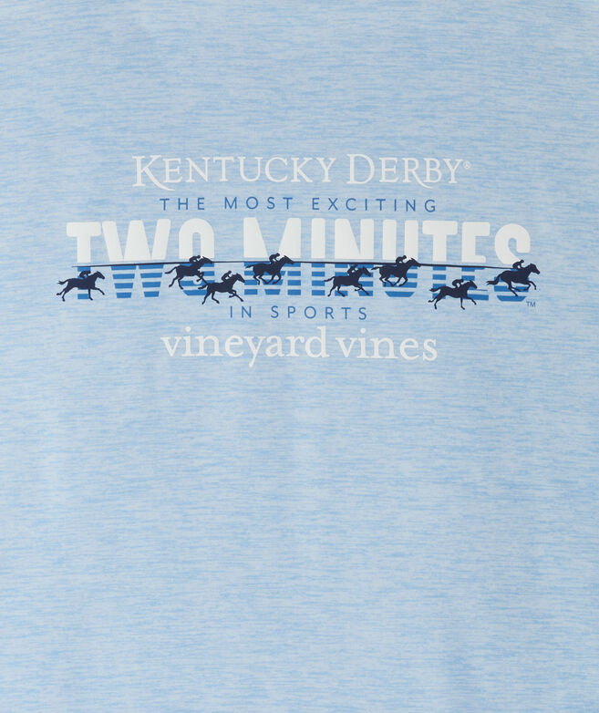 Kentucky Derby Two Minutes Short-Sleeve Harbor Performance Tee