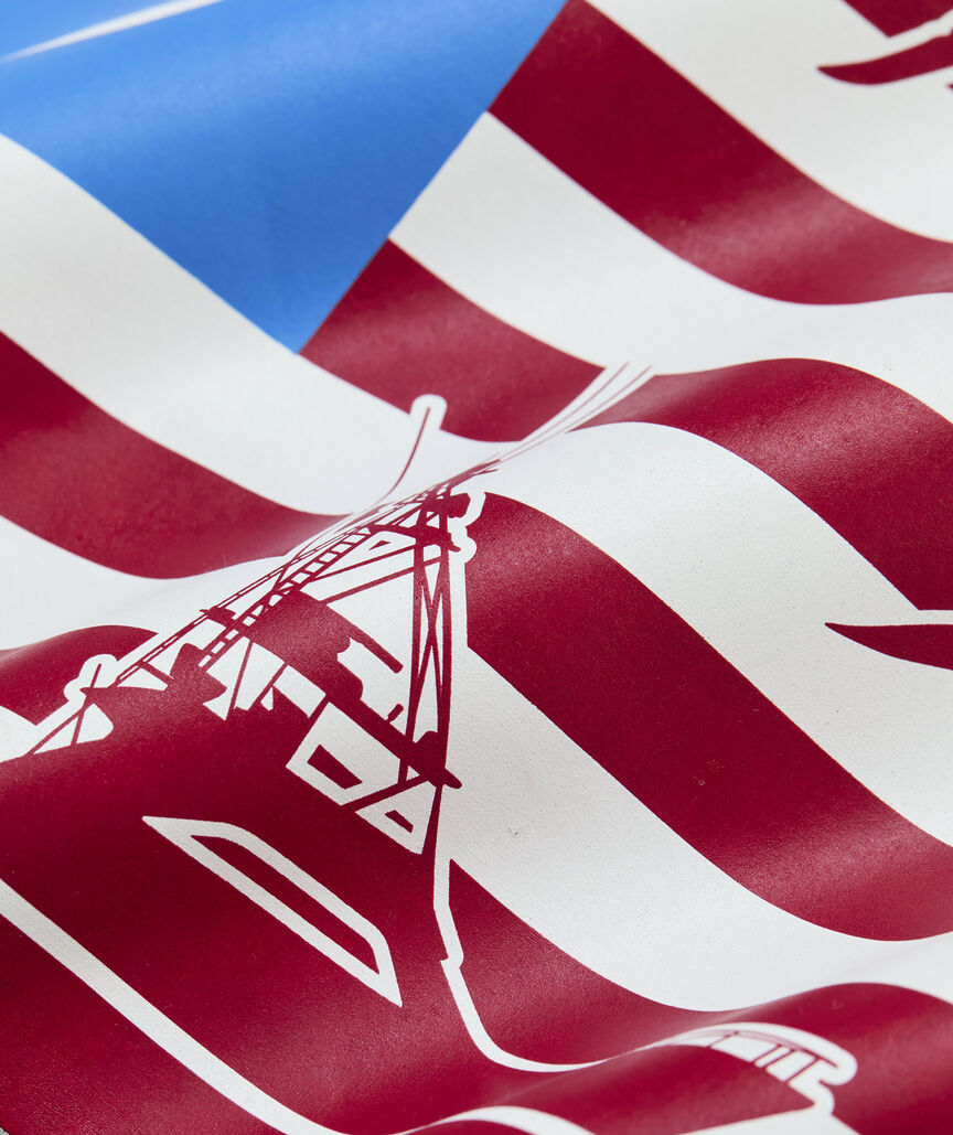 Performance Fishing Silhouettes US Flag Short-Sleeve Harbor Tee