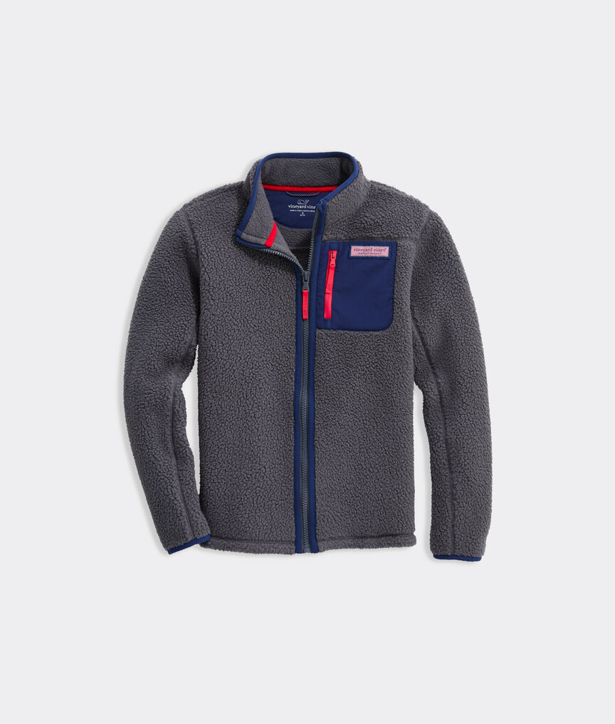 Boys' Sherpa Full-Zip Jacket