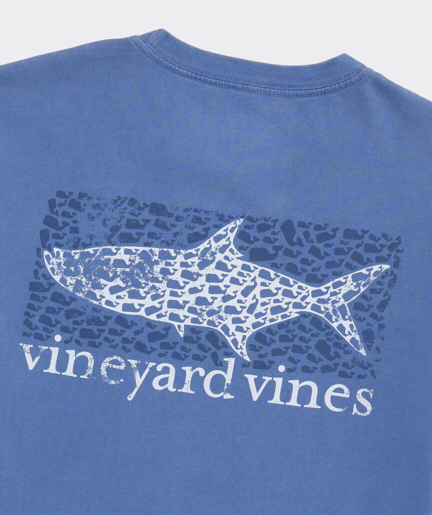 Drift-Dye Tarpon Whale Short-Sleeve Pocket Tee