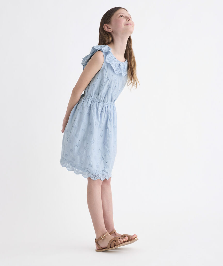 Girls' Claire Eyelet Dress