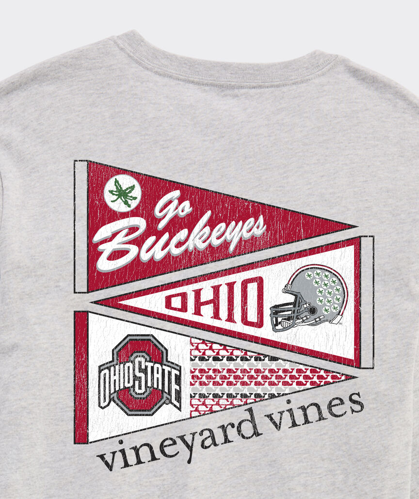 The Ohio State University Pennants Short-Sleeve Pocket Tee
