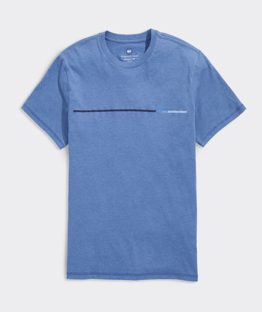Active Stripe Short-Sleeve Dunes Tee
