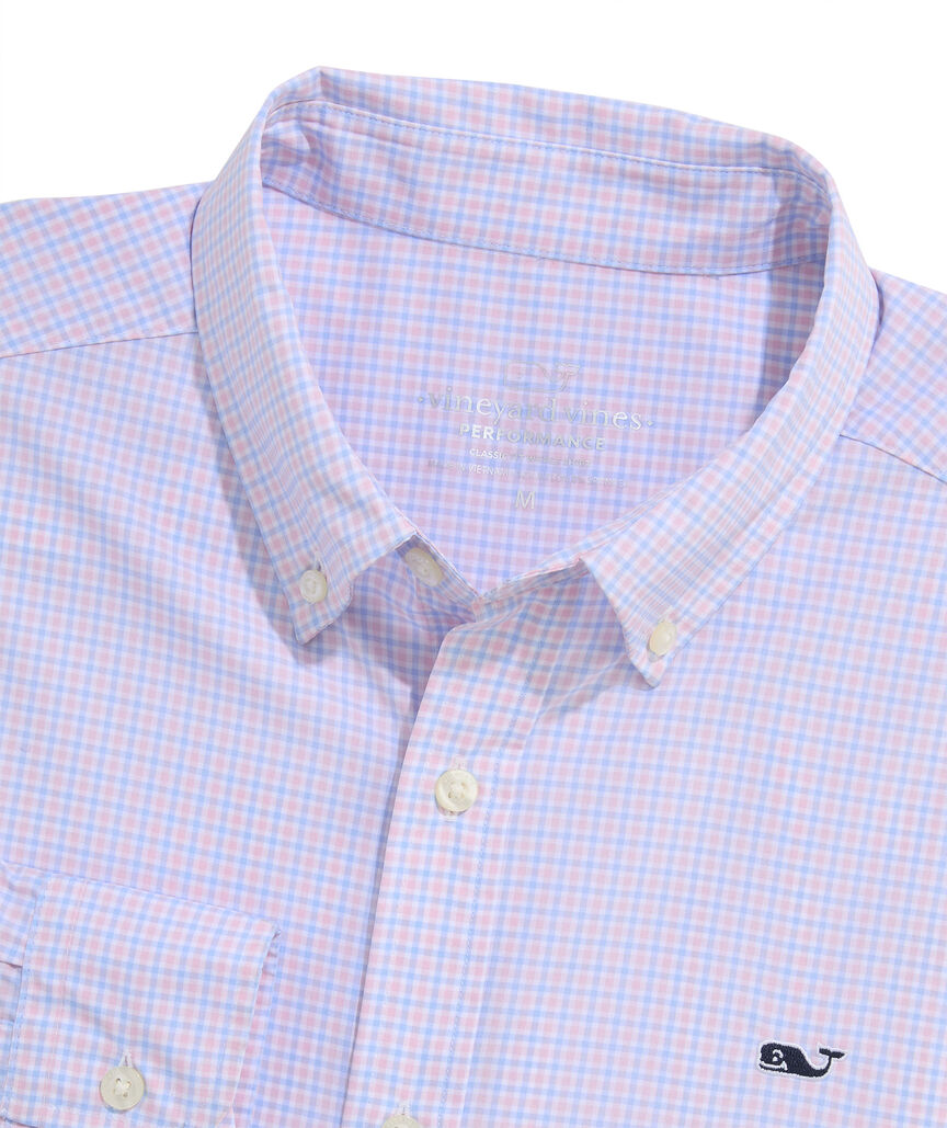 OUTLET Performance Nylon Tattersall Shirt