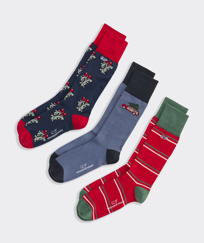 Holiday Traditions 3-Pack Socks