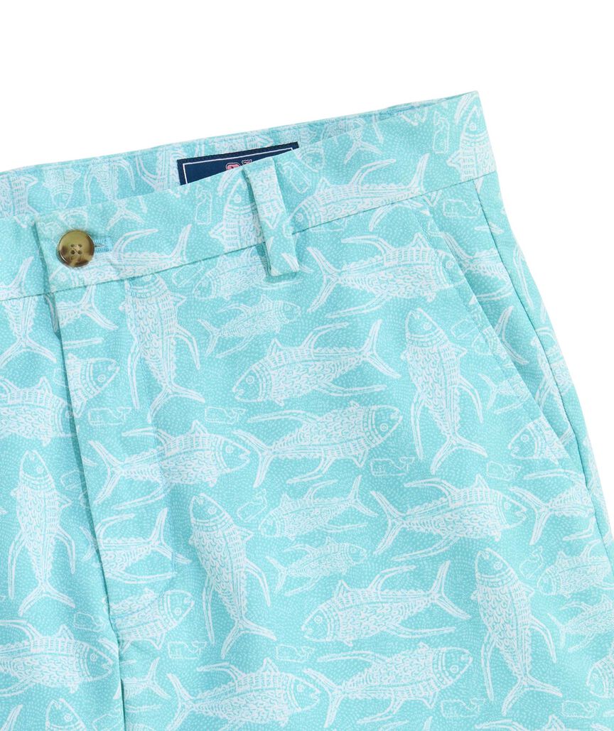 OUTLET 5 Inch Tuna Printed Stretch Breaker Shorts