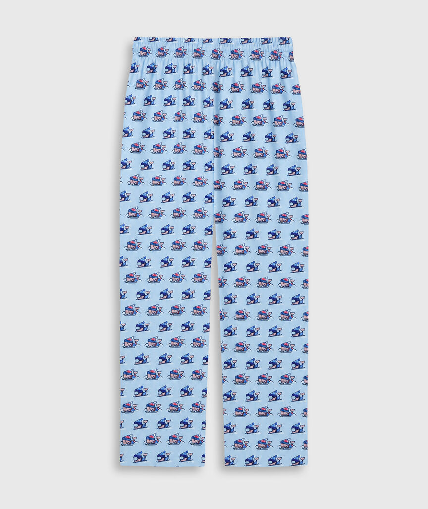 OUTLET Kids' Winter Sports Whale Pajama Pants