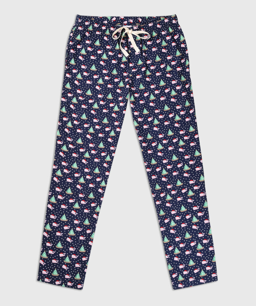 OUTLET Merrytime Santa Whale Pajama Pants