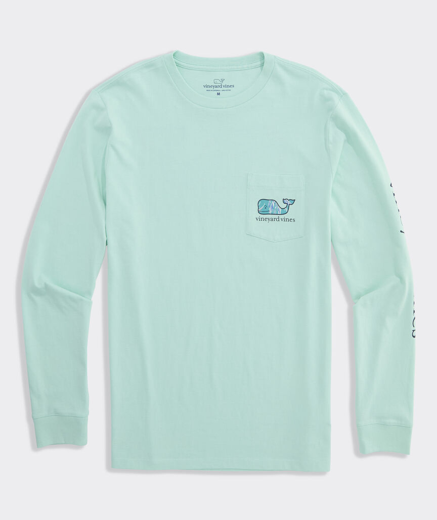 Keys Scenic Whale Long-Sleeve Pocket Tee
