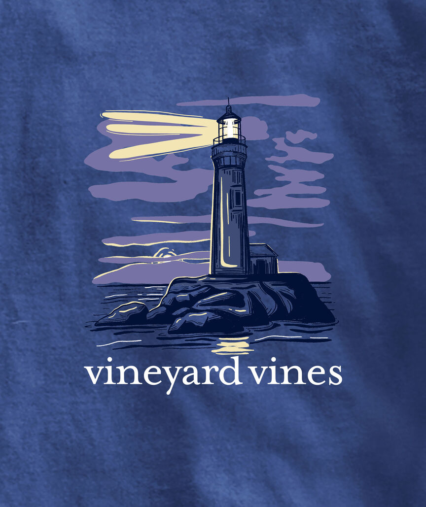 OUTLET Lighthouse At Dusk Long-Sleeve Pocket Tee
