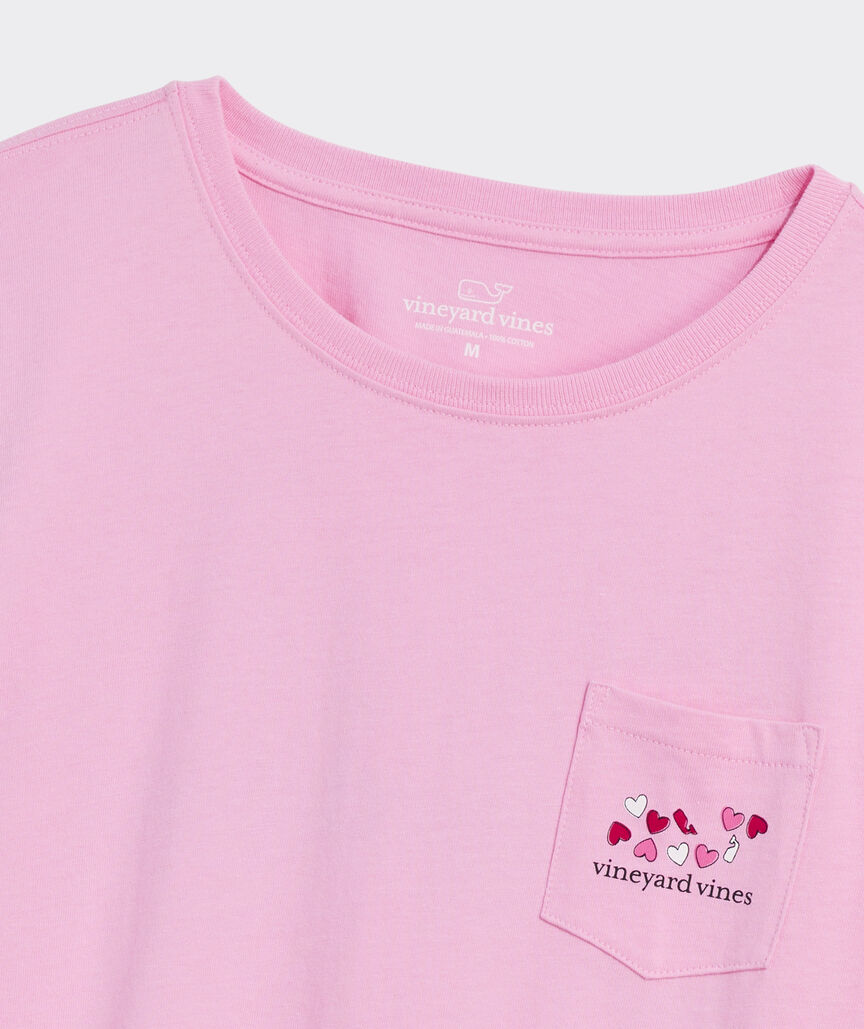 Women's Hearts and Whales Icon Whale Long-Sleeve Pocket Tee