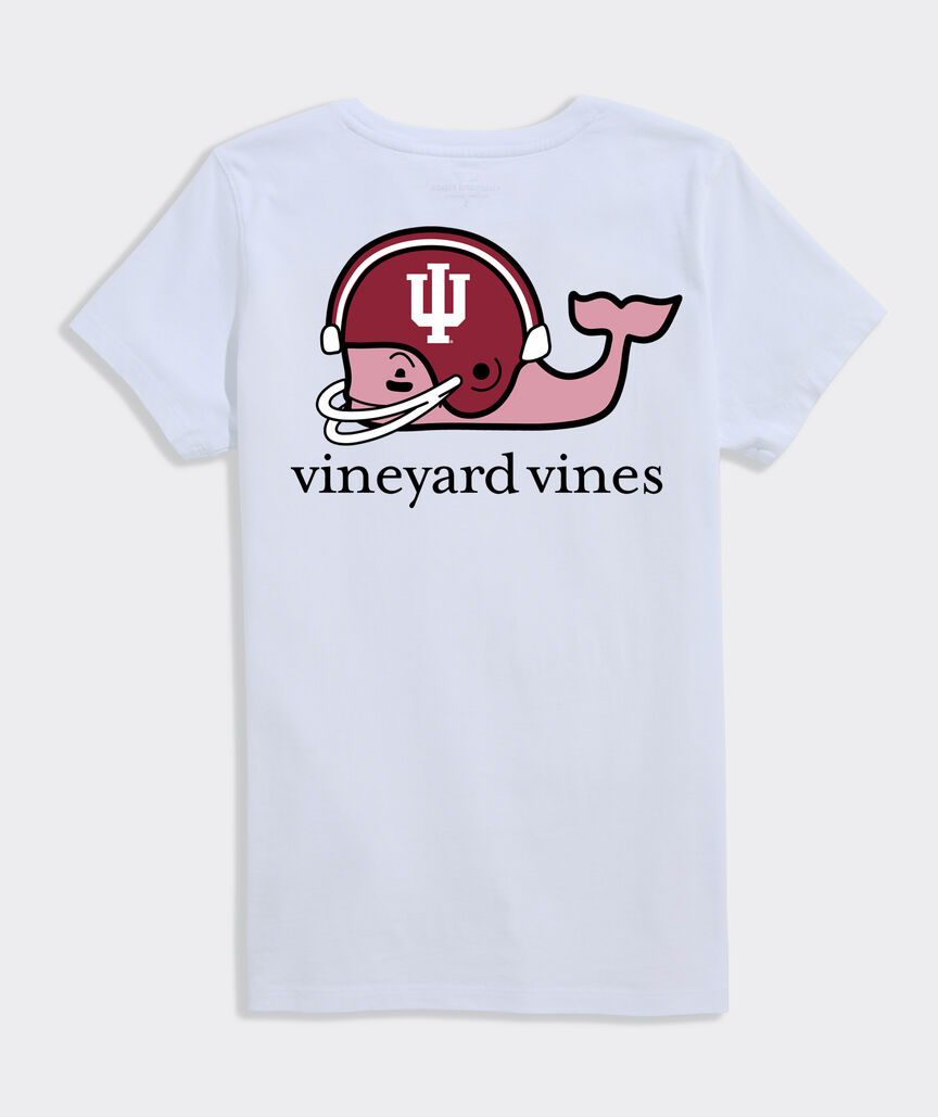 Indiana University Boys' Football Whale Short-Sleeve Pocket Tee