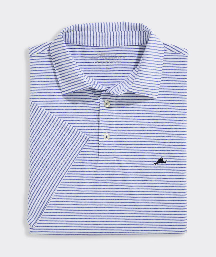 OUTLET Performance Martha's Vineyard Bradley Stripe Polo