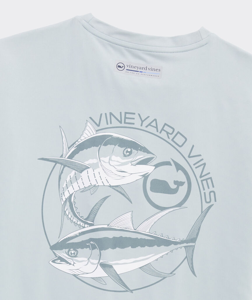 Tuna Circle Short-Sleeve Harbor Performance Tee