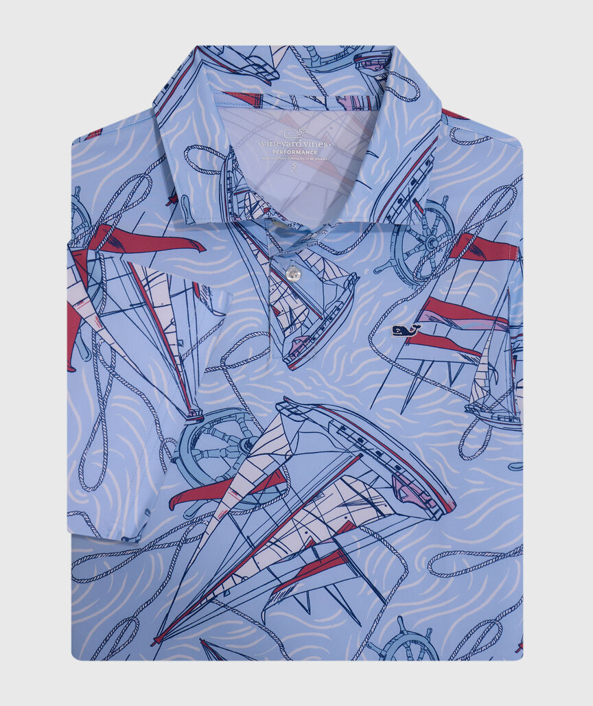OUTLET Boys' Rope Sailing Performance Polo