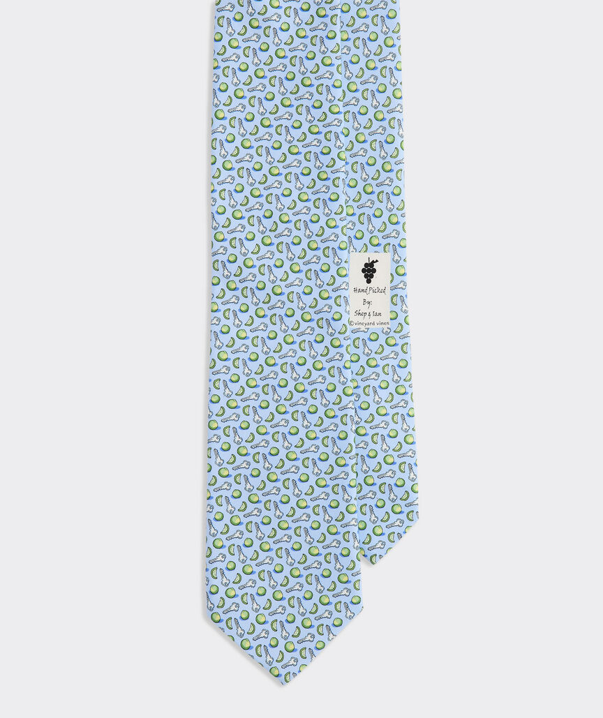 Classic Key Lime Silk Tie