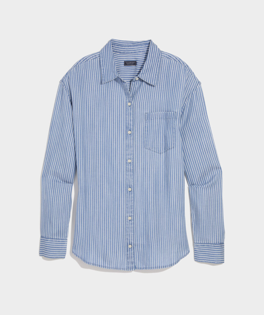 Birdie Pinstripe Button-Down