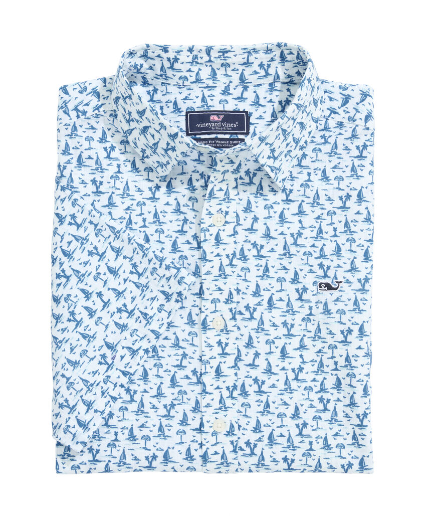 OUTLET Short-Sleeve Atlantic Sailing Shirt