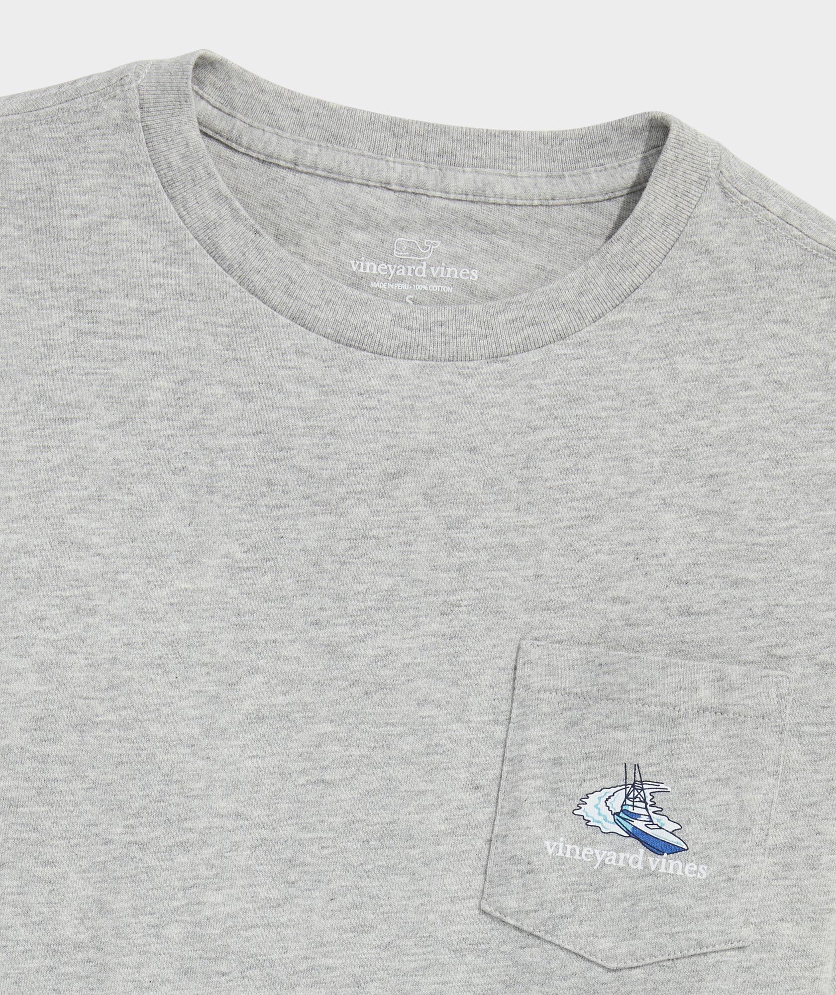 Boys' Sportfisher Whale Short-Sleeve Pocket Tee