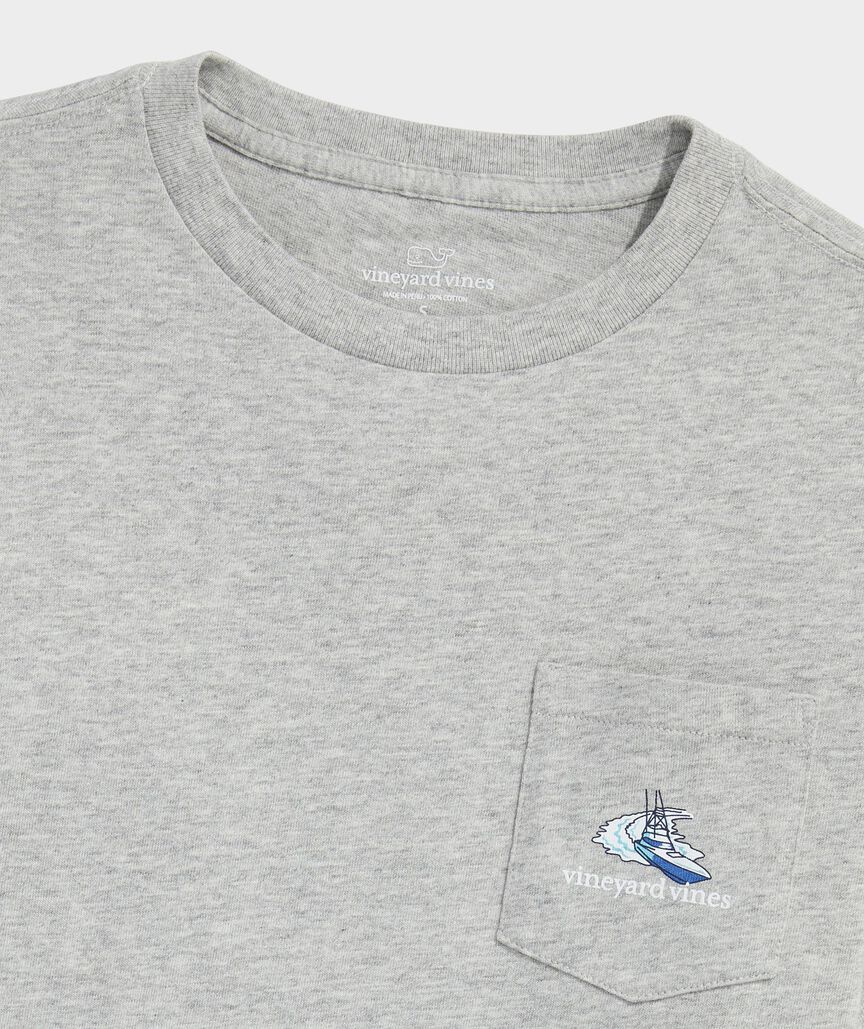 Boys' Sportfisher Whale Short-Sleeve Pocket Tee