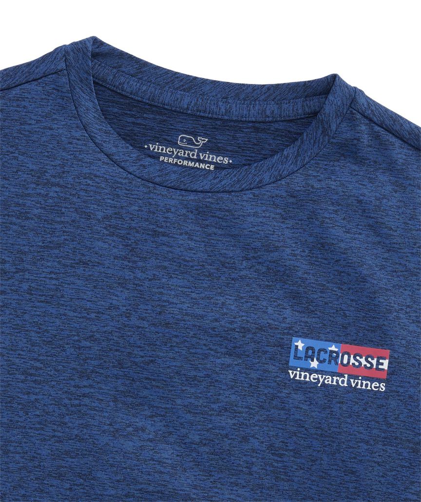 OUTLET Boys' USA Lacrosse Stick Short-Sleeve Performance Tee