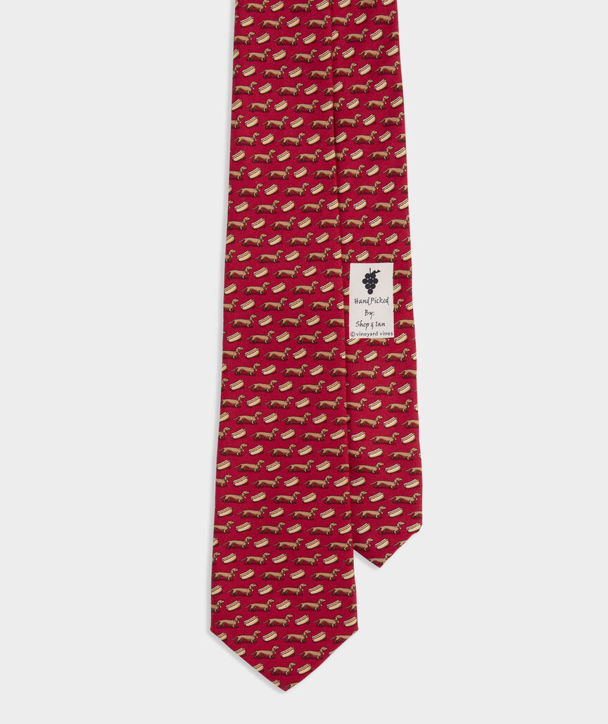 Boys' Hot Dogs Silk Tie