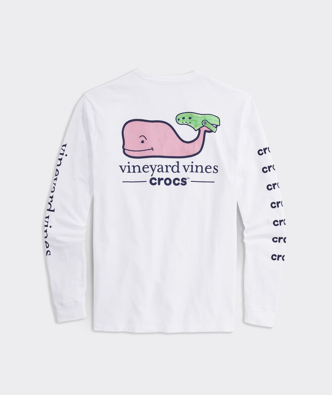 Limited-Edition Crocs™ Whale Long-Sleeve Pocket Tee